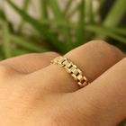 Image 7 of Gold link ring