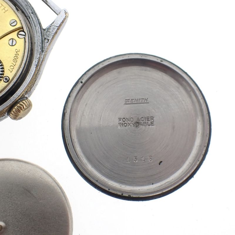 Image 10 of Zenith Military 'Dienstuhr'; German WWII watch