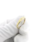 Image 9 of Gold solitaire ring with zirconia