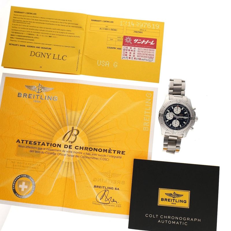 Image 8 of Breitling Colt 44 Automatic Chronograph A1338811/BD83; Automatic Men's Watch