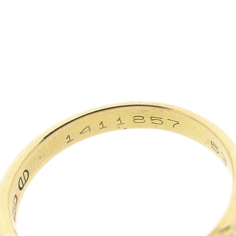 Image 7 of Gold Claddagh ring with diamonds; 0.085 ct.