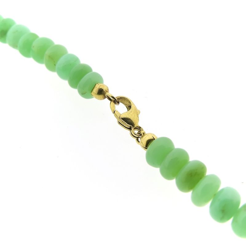 Image 8 of 9 crt. bead necklace jade | 45.5 cm