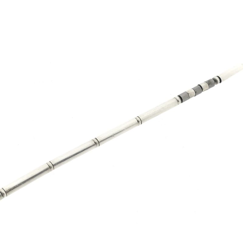 Image 7 of Silver chain with bars | 43.5 cm