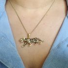 Image 10 of 18 carat gold panther pendant
