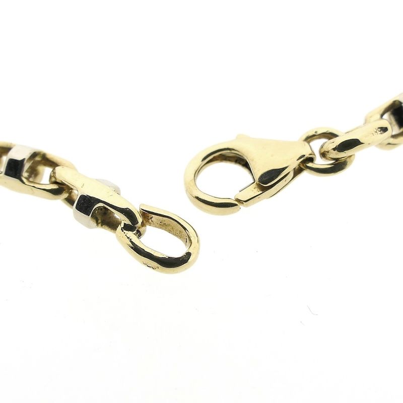 Image 4 of Two-tone gold fantasy link chain