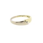 Image 4 of Two-tone gold ring with diamond; 0.02 ct.