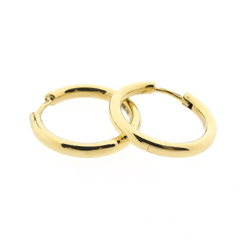 Image 4 of Gold earrings Ø 19.7 mm