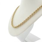 Image 6 of Gold jasseron link necklace | 45 cm