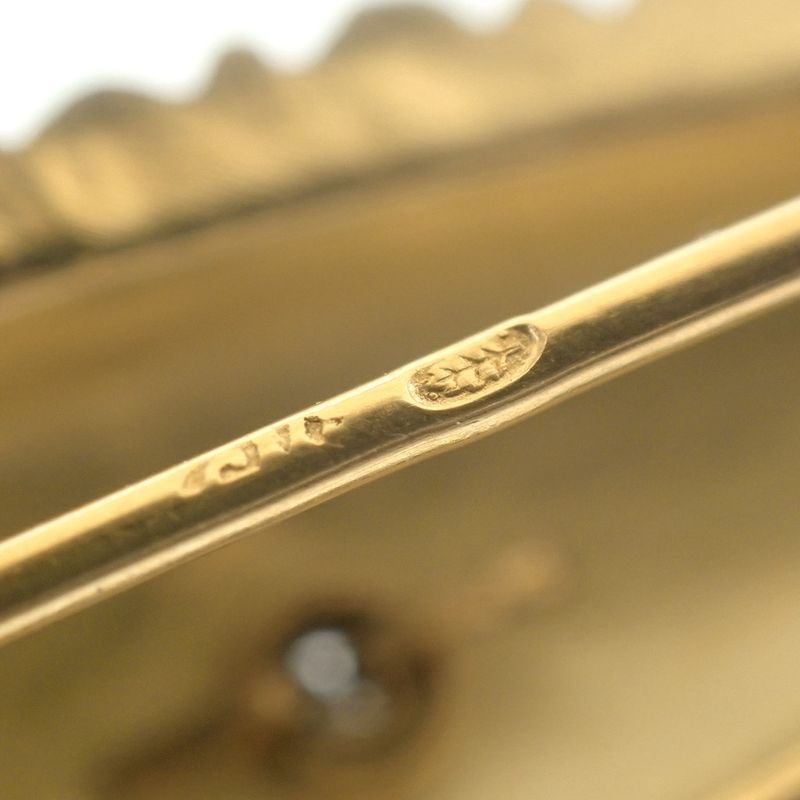 Image 6 of Vintage gold brooch | filigree technique