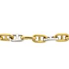 Image 3 of Two-tone gold anchor link bracelet; RIZIT