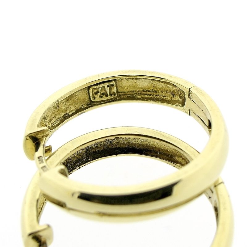 Image 3 of Gold earrings Ø 20.0 mm