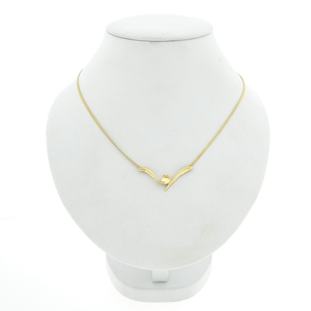 Gouden cardano schakel ketting | Uniek pre-owned | Juweelwinkel.nl