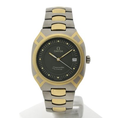 Image 1 of Omega Polaris 'Titane'; 18k. goud/stalen heren horloge