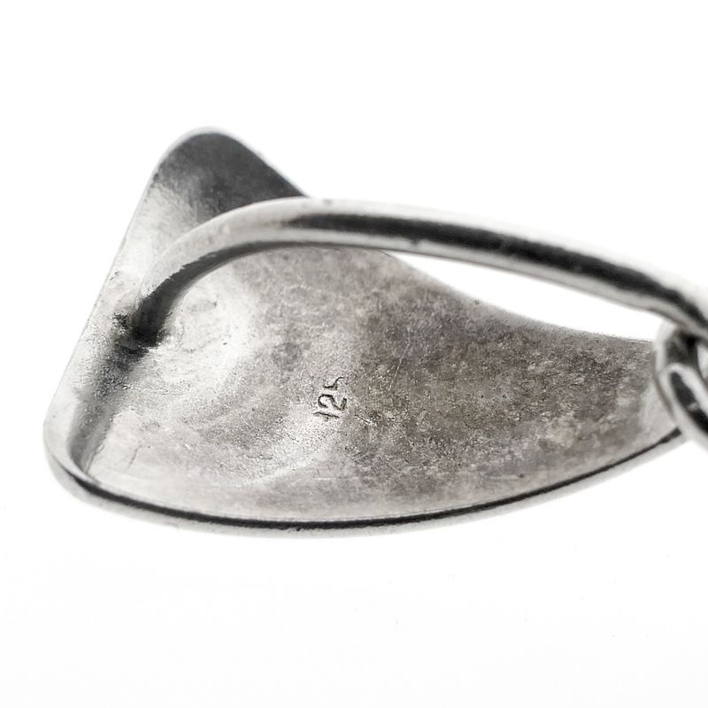 Image 6 of Silver pendant with amber