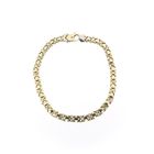 Image 3 of Gold flat king's link bracelet | 19 cm
