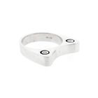 Image 4 of White Gold Cat Ears Ring with Diamonds; 0.08 ct.