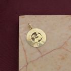 Image 2 of Gold zodiac sign pendant; Virgo