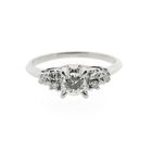 Image 3 of White gold engagement ring with diamond | 0.48 ct.
