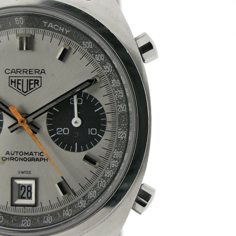 Image 14 of Heuer Carrera 1153; Vintage chronograaf heren horloge