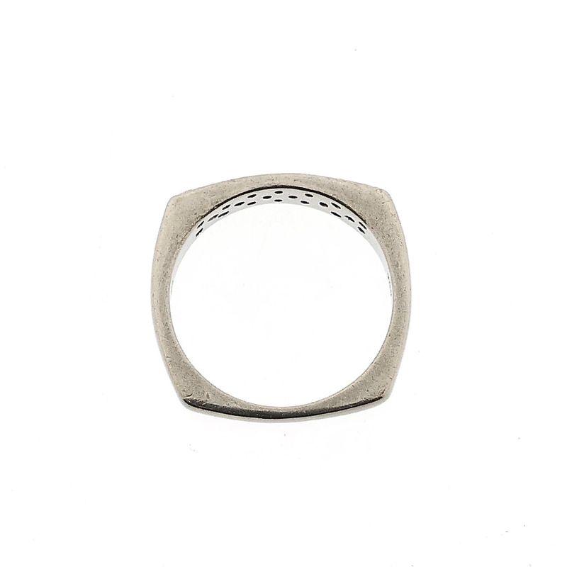 Image 5 of White Gold Ring with Diamond; 0.23 ct; 18 Karat; Size 17.75