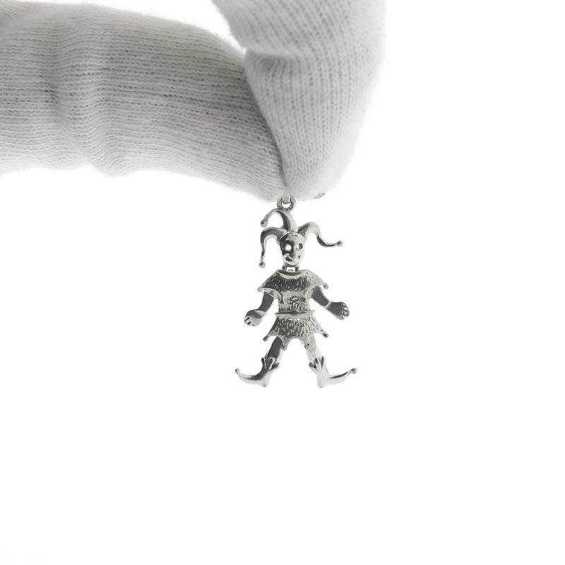 Image 2 of Silver charm; Jester