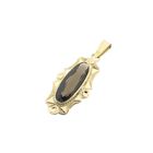 Image 9 of Vintage gold pendant with smoky quartz