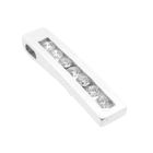 Image 7 of White gold pendant with diamonds; 0.175 ct.