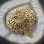 Image 2 of Gold brooch with filigree technique | Vintage/antique