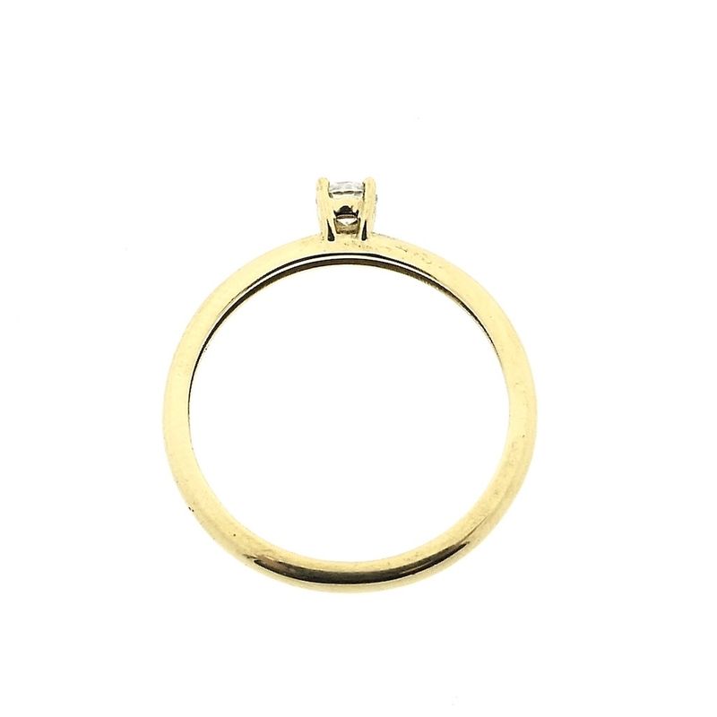 Image 5 of Gold solitaire ring with zirconia | Blush