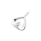 Image 10 of White gold pendant with diamond | 0.015 ct.