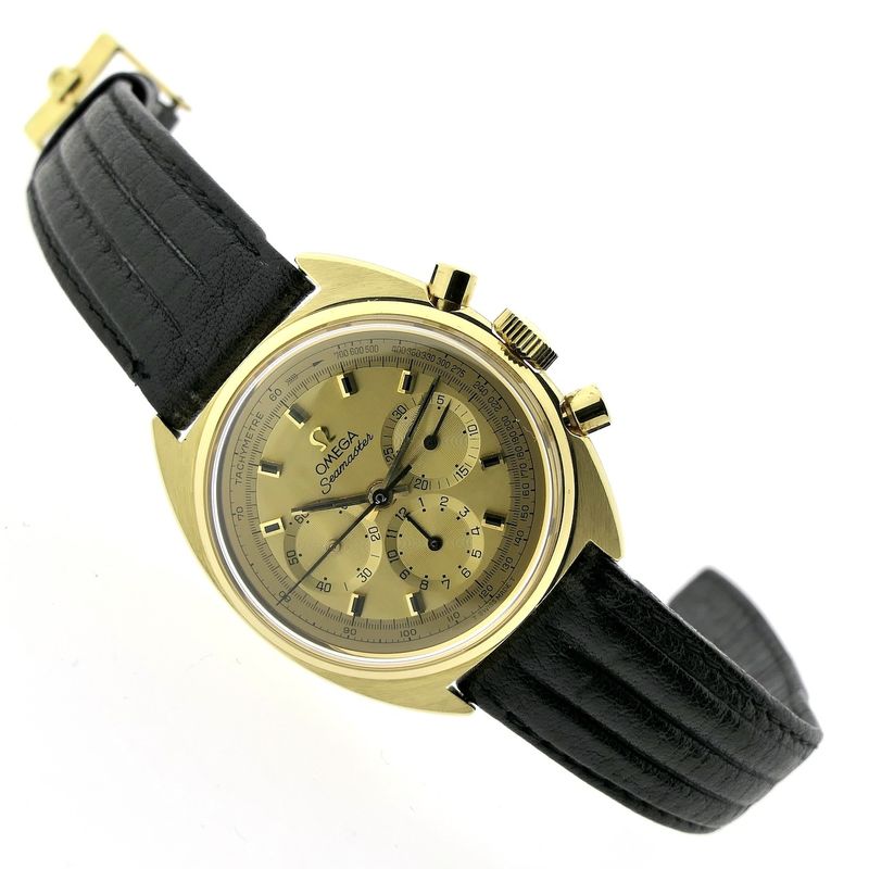 Image 4 of Omega Seamaster 'Chunky C' Chronograph; Vintage 18k men's watch