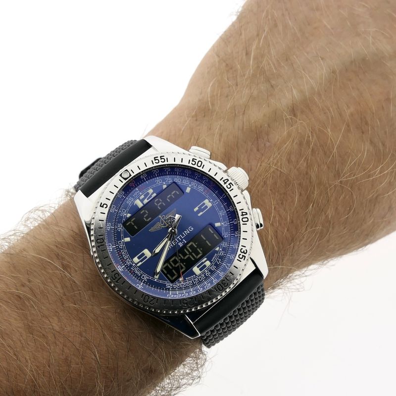 Image 16 of Breitling B-1 A68362; Men's pilot's watch