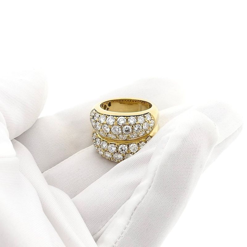 Image 6 of Luxury Gold Ring with Diamonds; Approx. 4.82 ct.