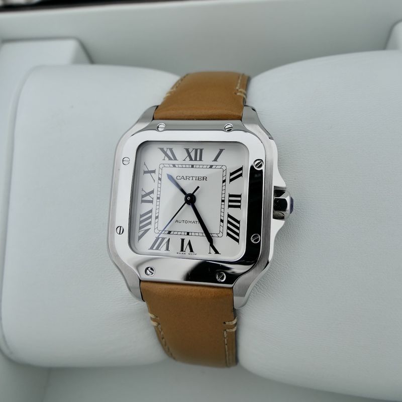 Image 19 of Cartier Santos 'Medium' 4075 WSSA0029; Automatic unisex watch