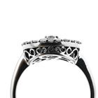 Image 13 of 18-karat white gold vintage cocktail ring with 1.96 ct. diamonds.