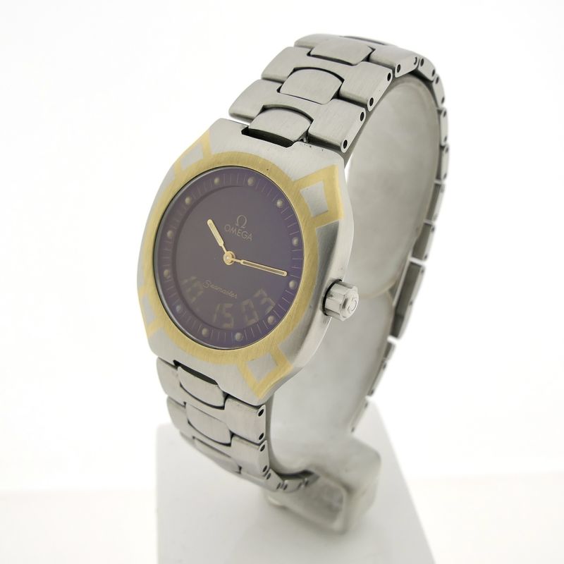 Image 2 of Omega Seamaster Polaris Multifunction 386.0822; Vintage analoog/digitaal horloge