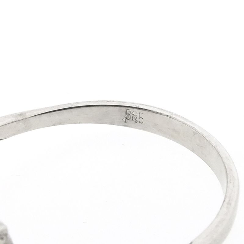 Image 10 of White gold ring with diamond | 0.40 ct.