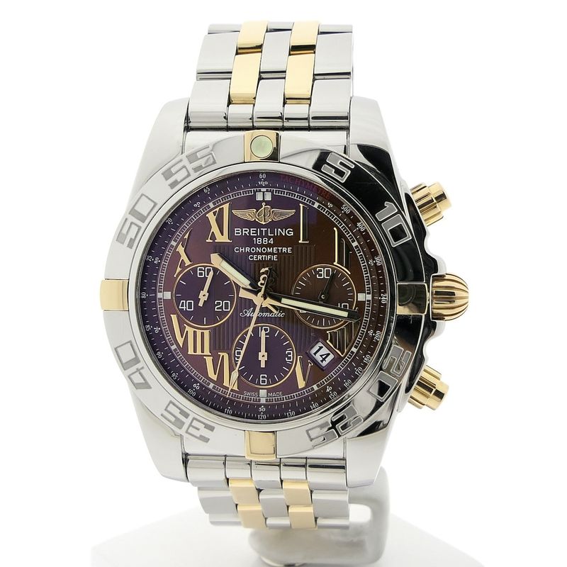 Image 20 of Breitling Chronomat 44 IB0110; Automatic gold/steel men's watch