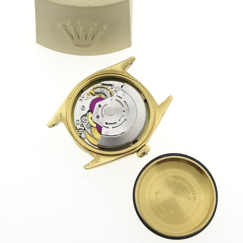 Image 14 of Rolex Datejust 1600; Vintage 18k Gold Men's Watch