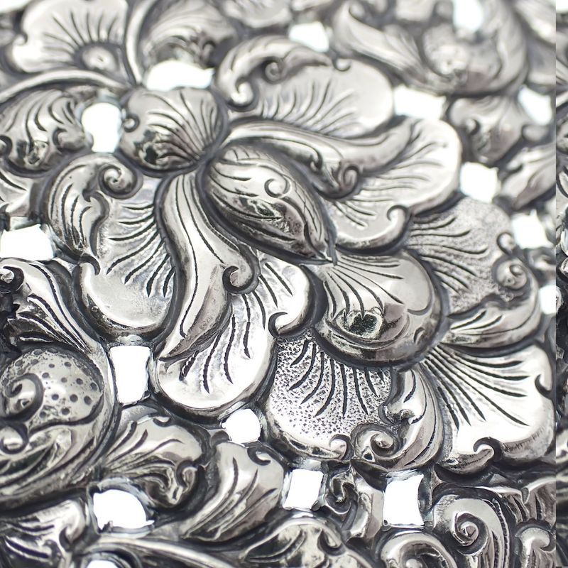 Image 2 of Large silver Djokja brooch