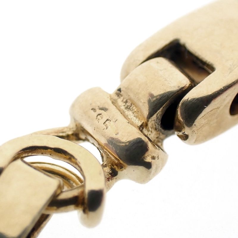 Image 5 of Two-tone gold men's necklace | 61 cm