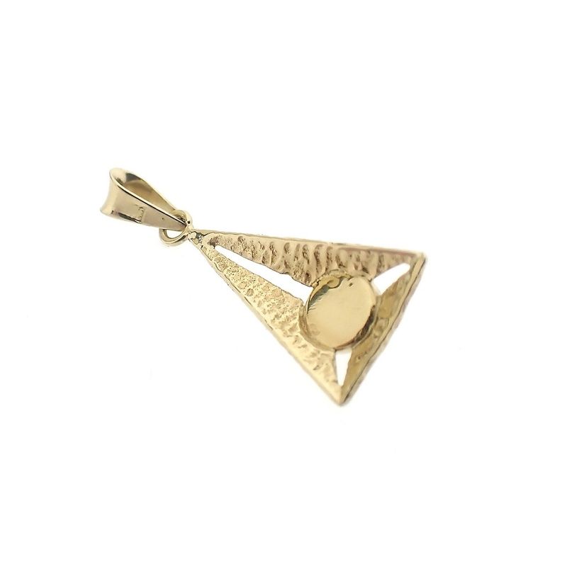 Image 6 of Vintage gold pendant with garnet