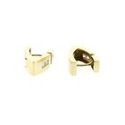 Image 8 of 14 Karat Gold Earrings with Zirconia