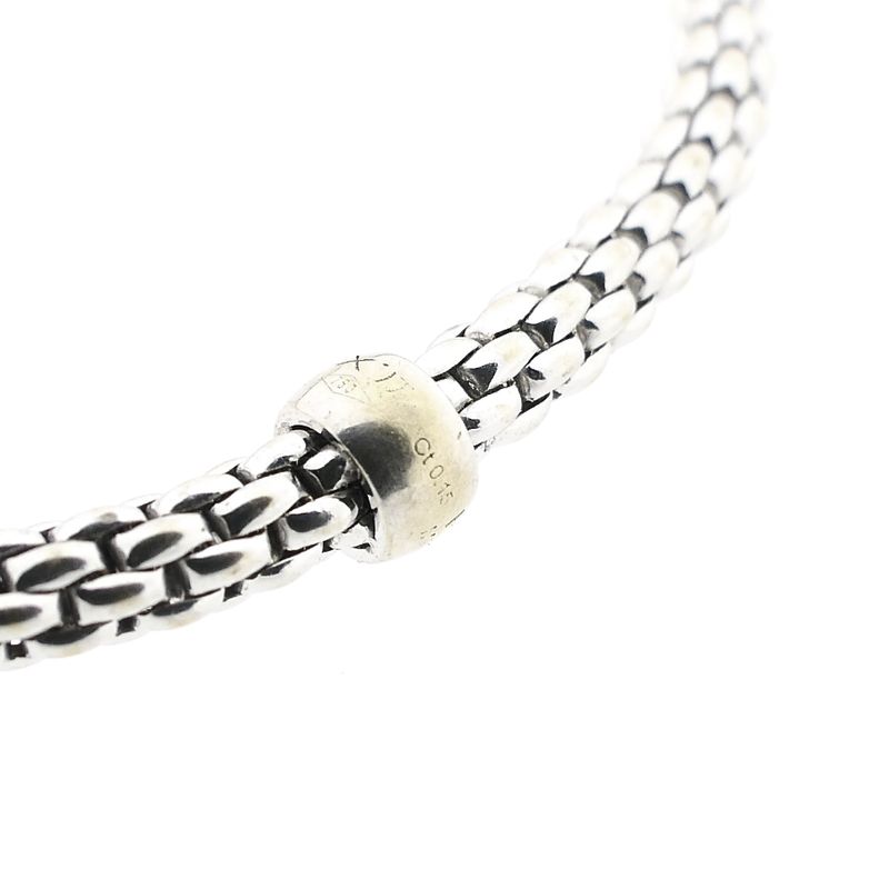 Image 6 of Fope White Gold Bracelet with Diamond; 0.15 ct; 18K; Size S