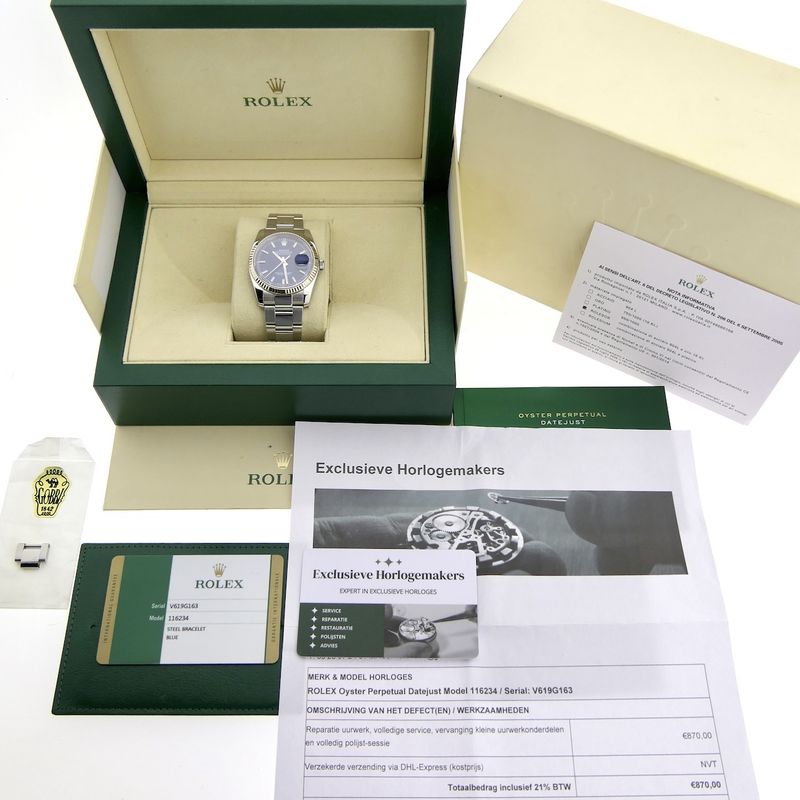 Image 25 of Rolex Datejust 36mm 116234; Automatic watch