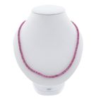 Image 1 of 9K Pink Tourmaline Bead Necklace | 45cm