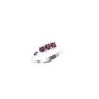 Image 1 of Silver ladies ring with pink zirconia