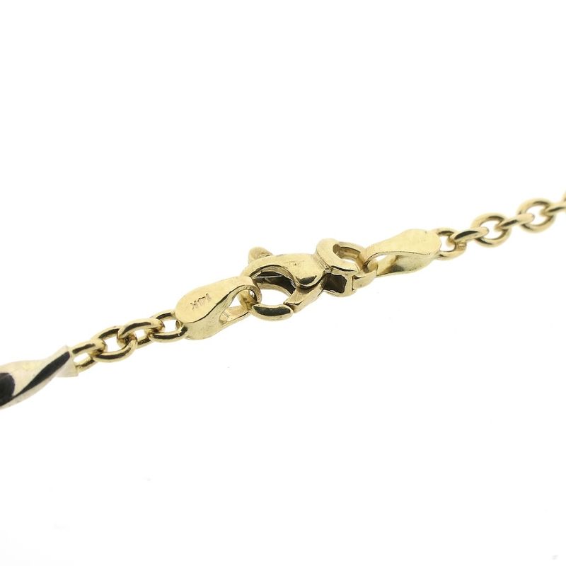 Image 5 of Two-tone fantasy/anchor link chain