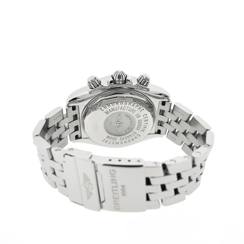 Image 10 of Breitling Chronomat Evolution 'White' A13356; Chronograph men's watch