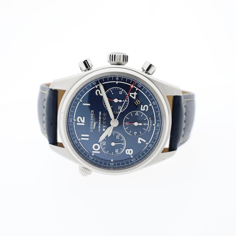Image 10 of Longines Spirit Chronometer Chronograph L3.820.4; Automatic men's watch
